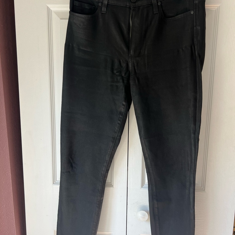 Paige Coated Denim sz 30 rise 11 inseam 27.5  Jeans
